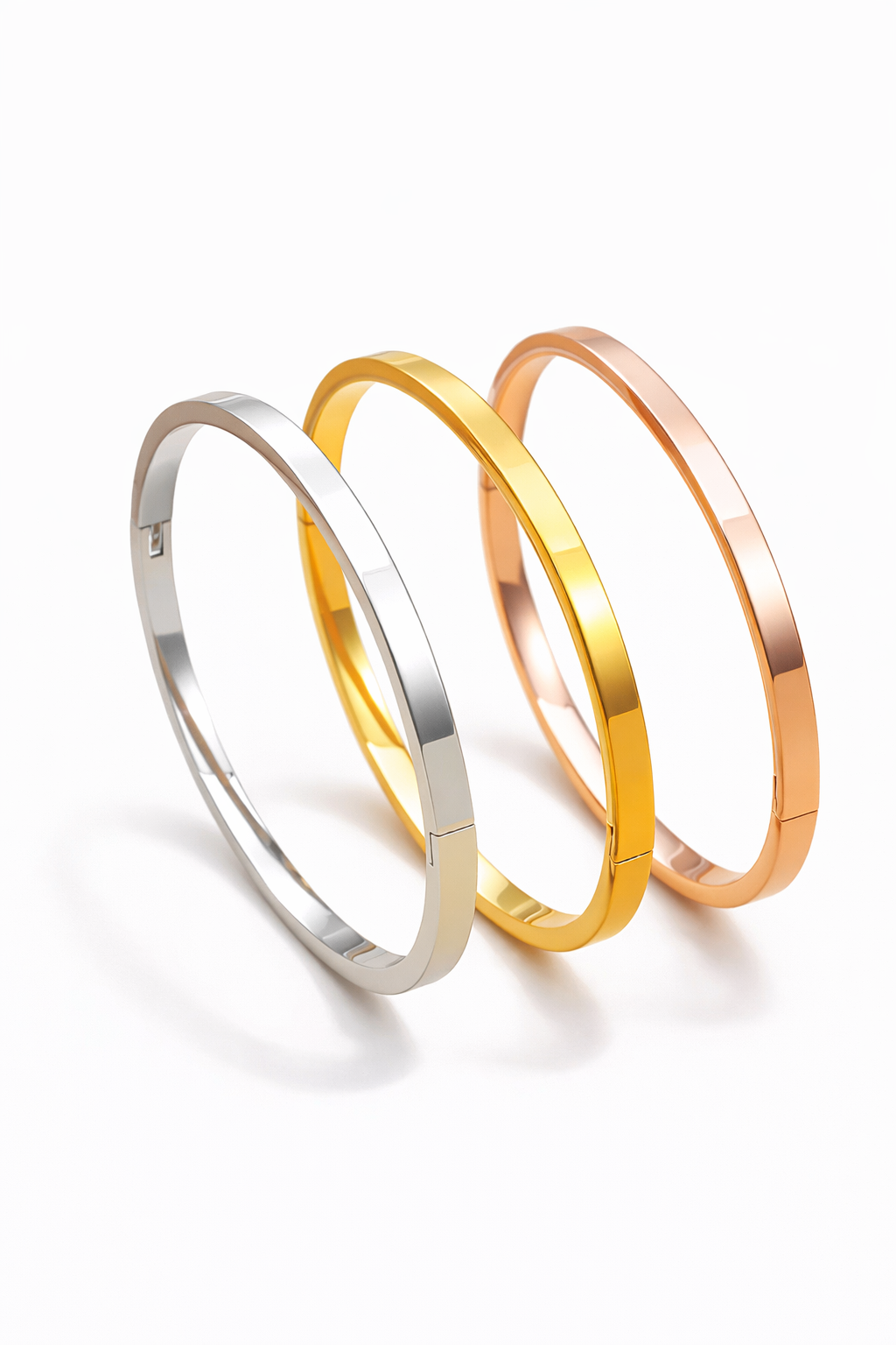Trio Minimal Bangle Set