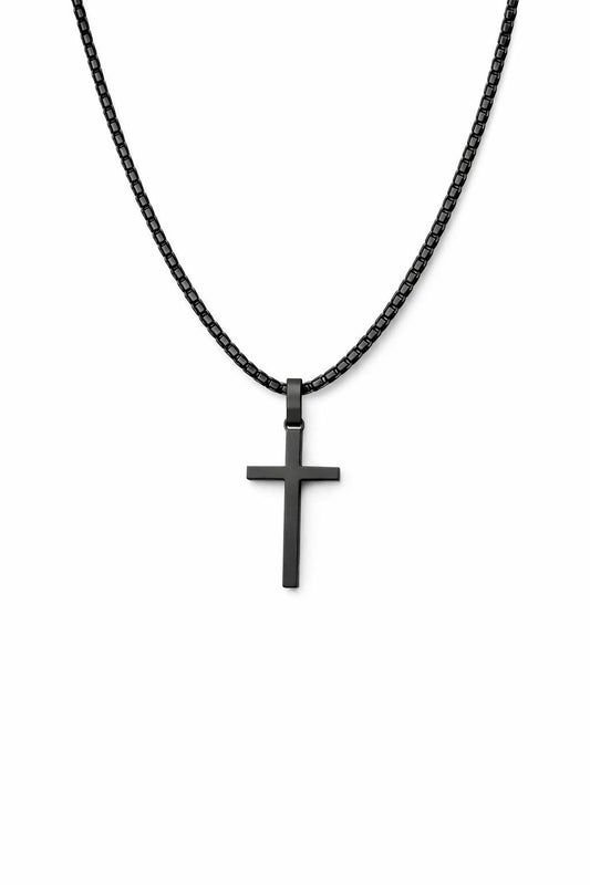 Midnight Faith Cross Necklace