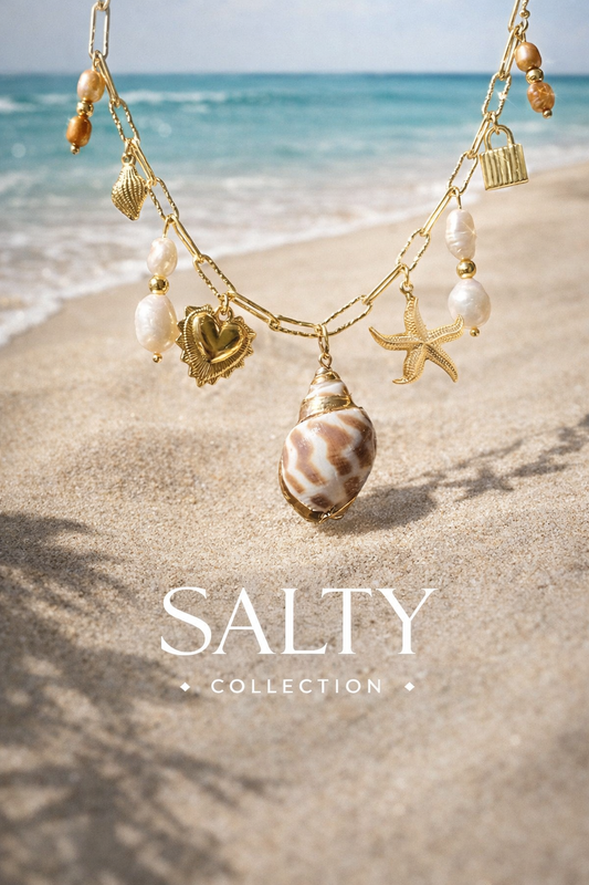 Salty Ocean Charm Necklace