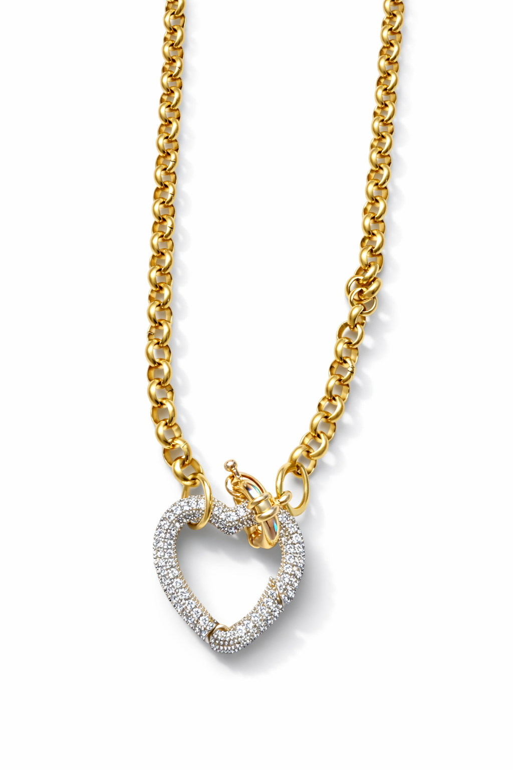 Amelie Sparkling Heart Necklace