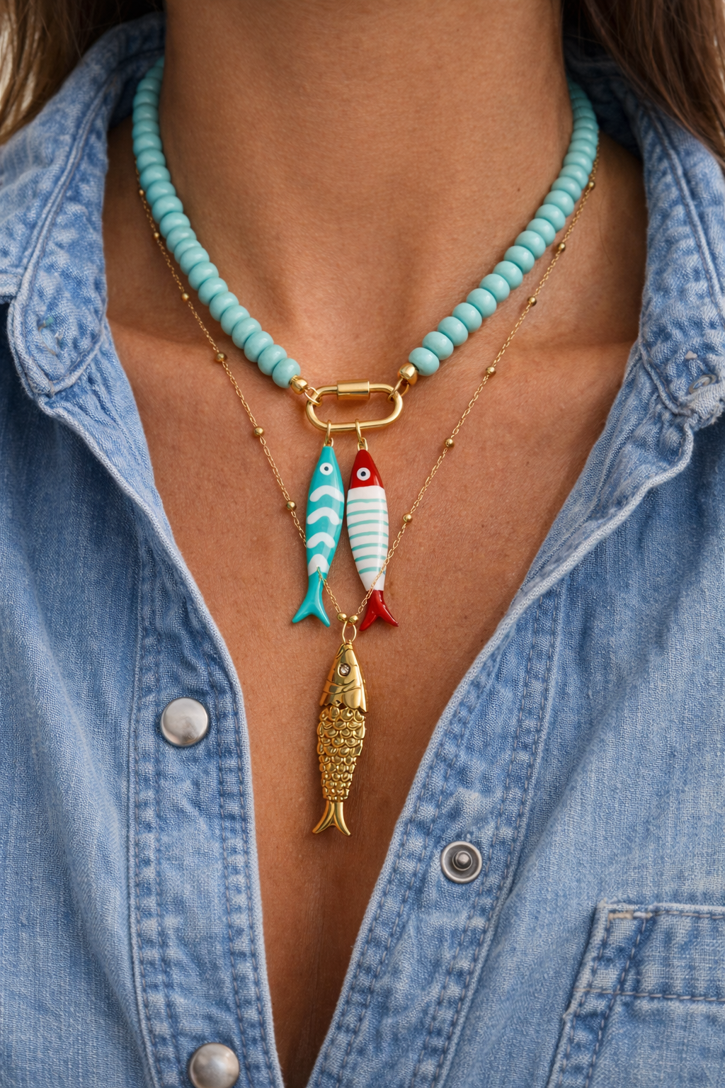 Amalfi Fish Necklace
