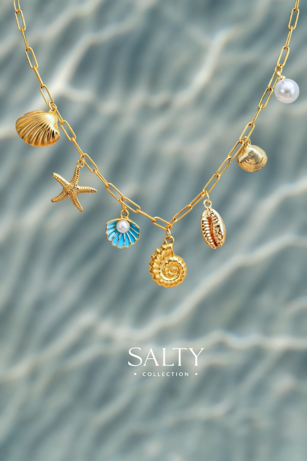 Ocean Treasure Charm Necklace