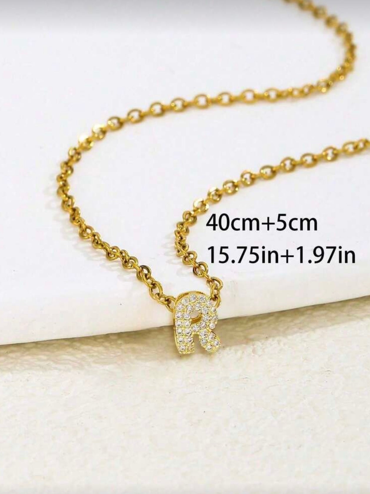 Initial Letter Necklace – Amelie