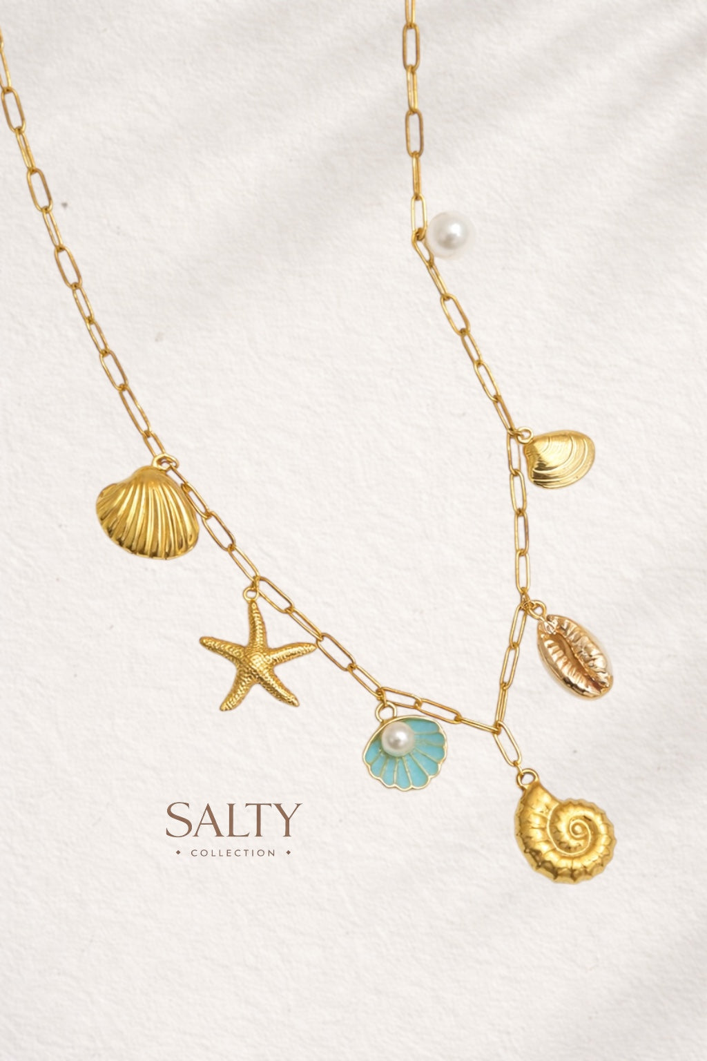 Ocean Treasure Charm Necklace