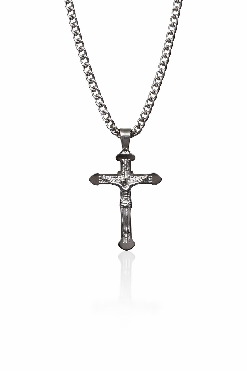 Classic Gold Crucifix Necklace