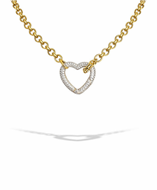 Amelie Sparkling Heart Necklace
