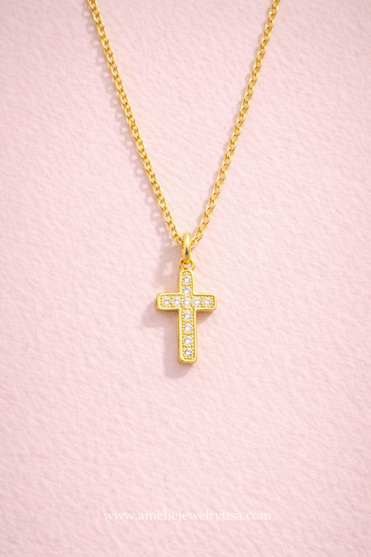 Luminous Cross Necklace