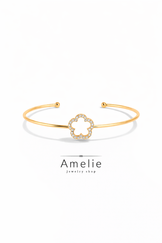 Golden Clover Grace Cuff