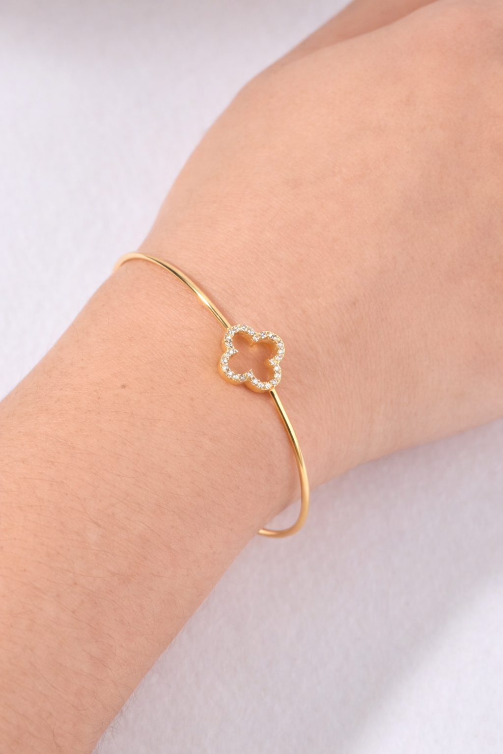 Golden Clover Grace Cuff
