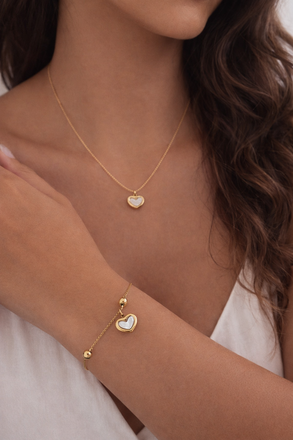 Golden Heart Trio Set