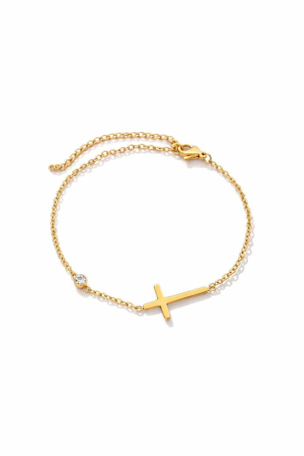 Minimal Cross Bracelet