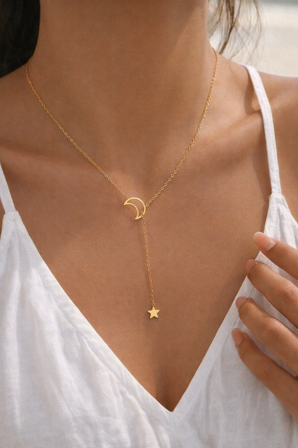 Celestial Moon & Star Necklace