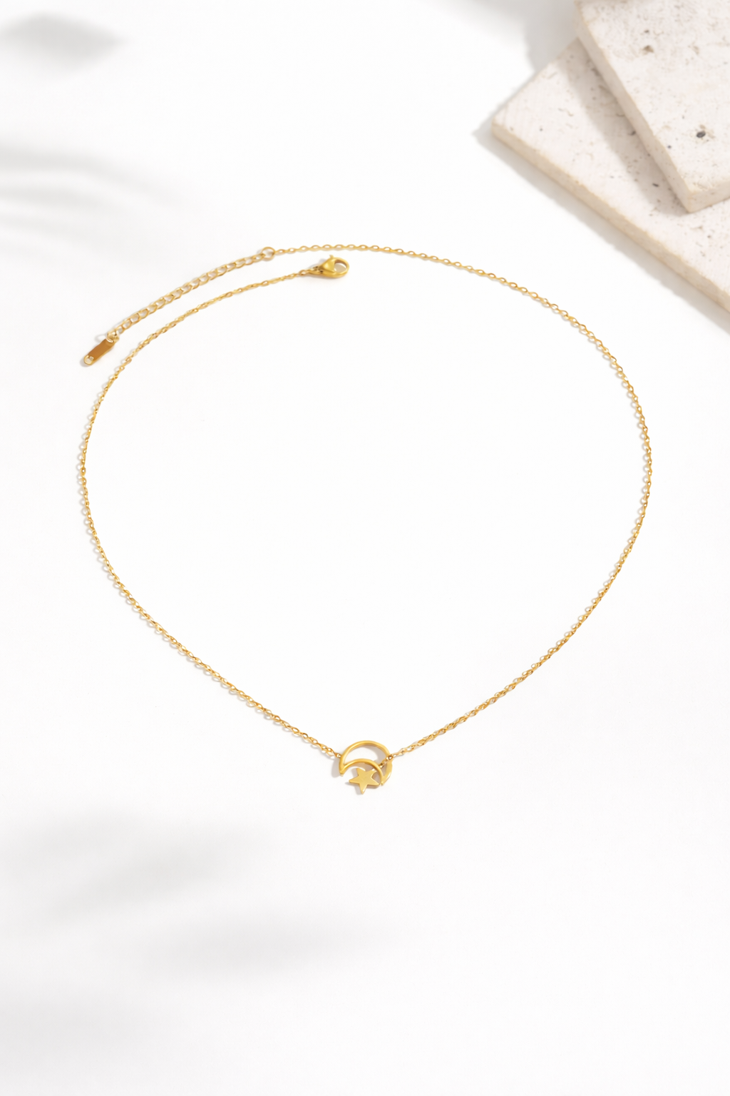 Celestial Moon & Star Necklace