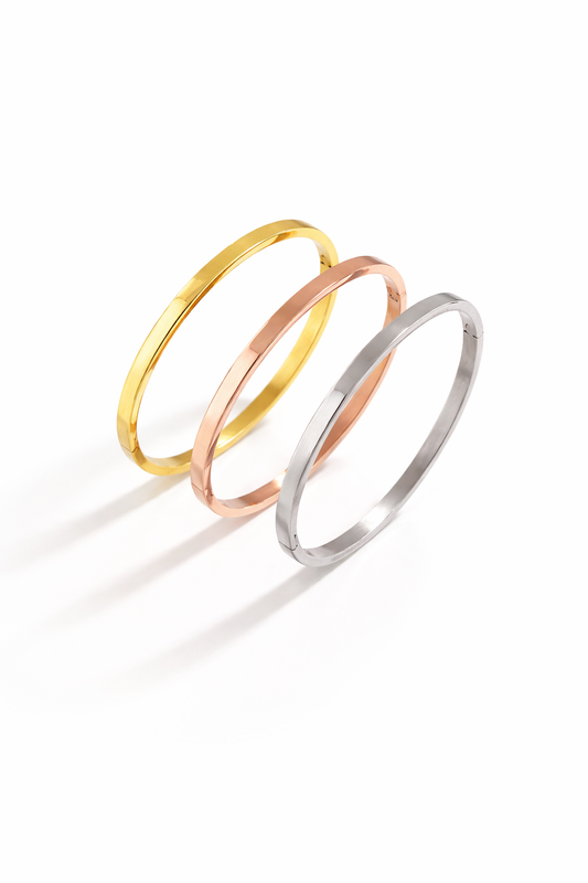 Trio Minimal Bangle Set