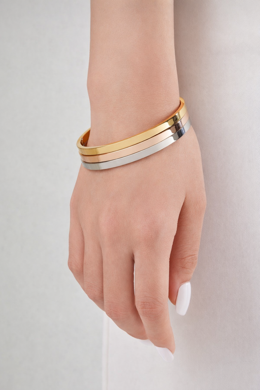Trio Minimal Bangle Set