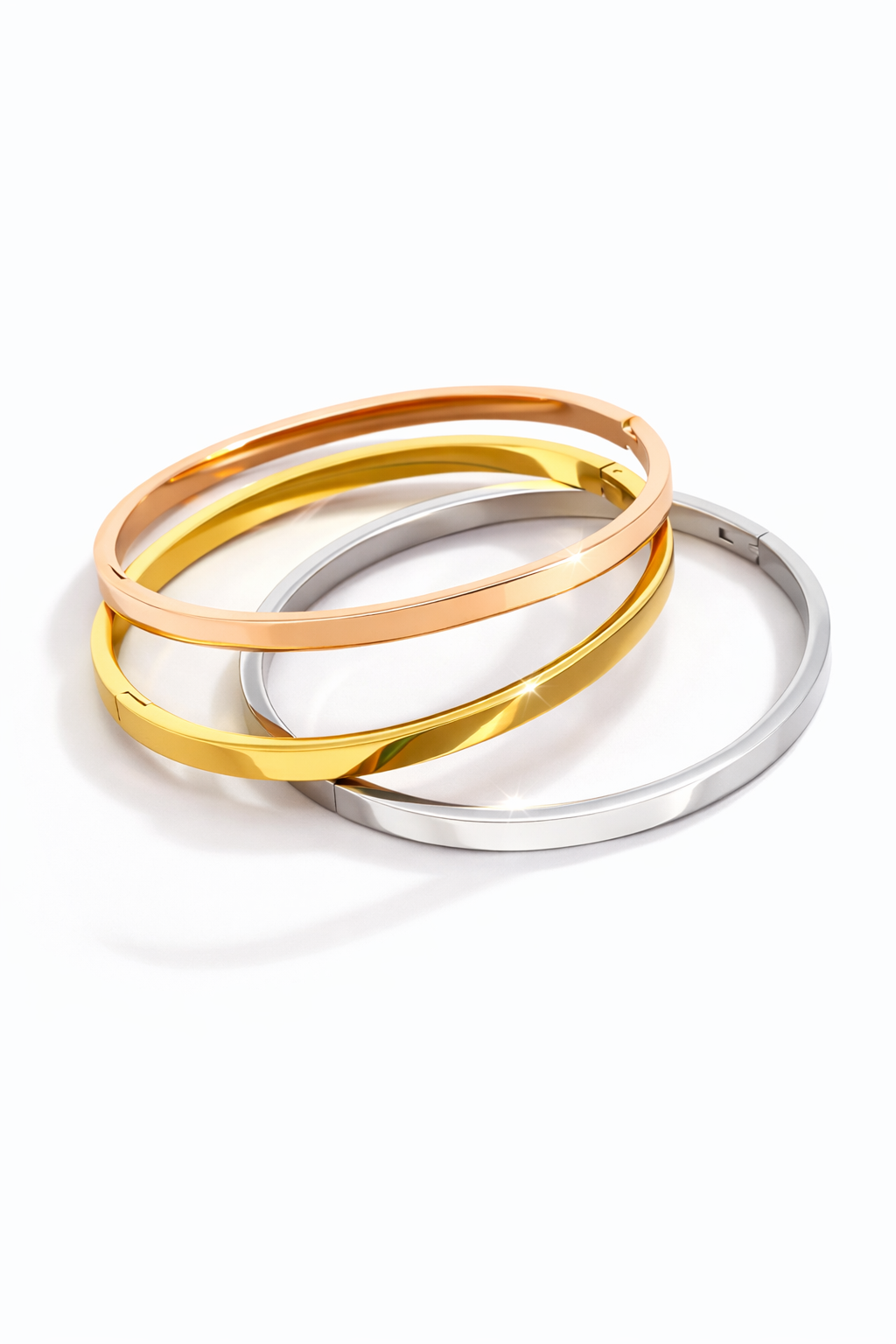 Trio Minimal Bangle Set