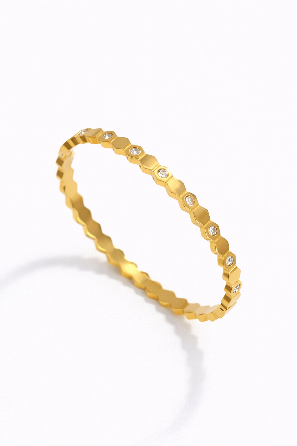 Golden Hexa Spark Bracelet