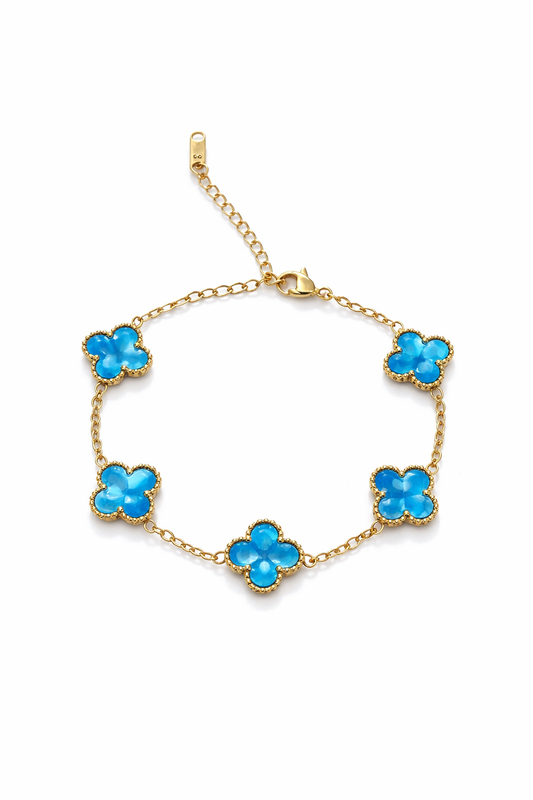 Blue Clover Elegance Bracelet