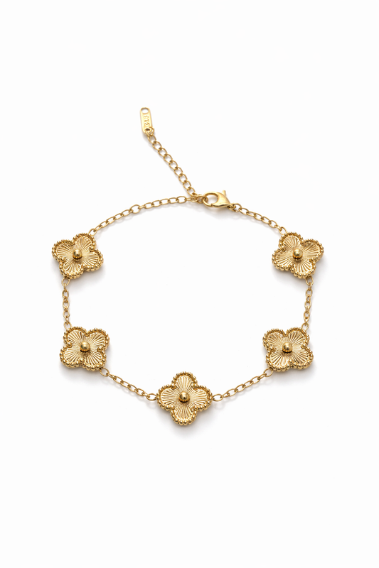 Golden Clover Bracelet