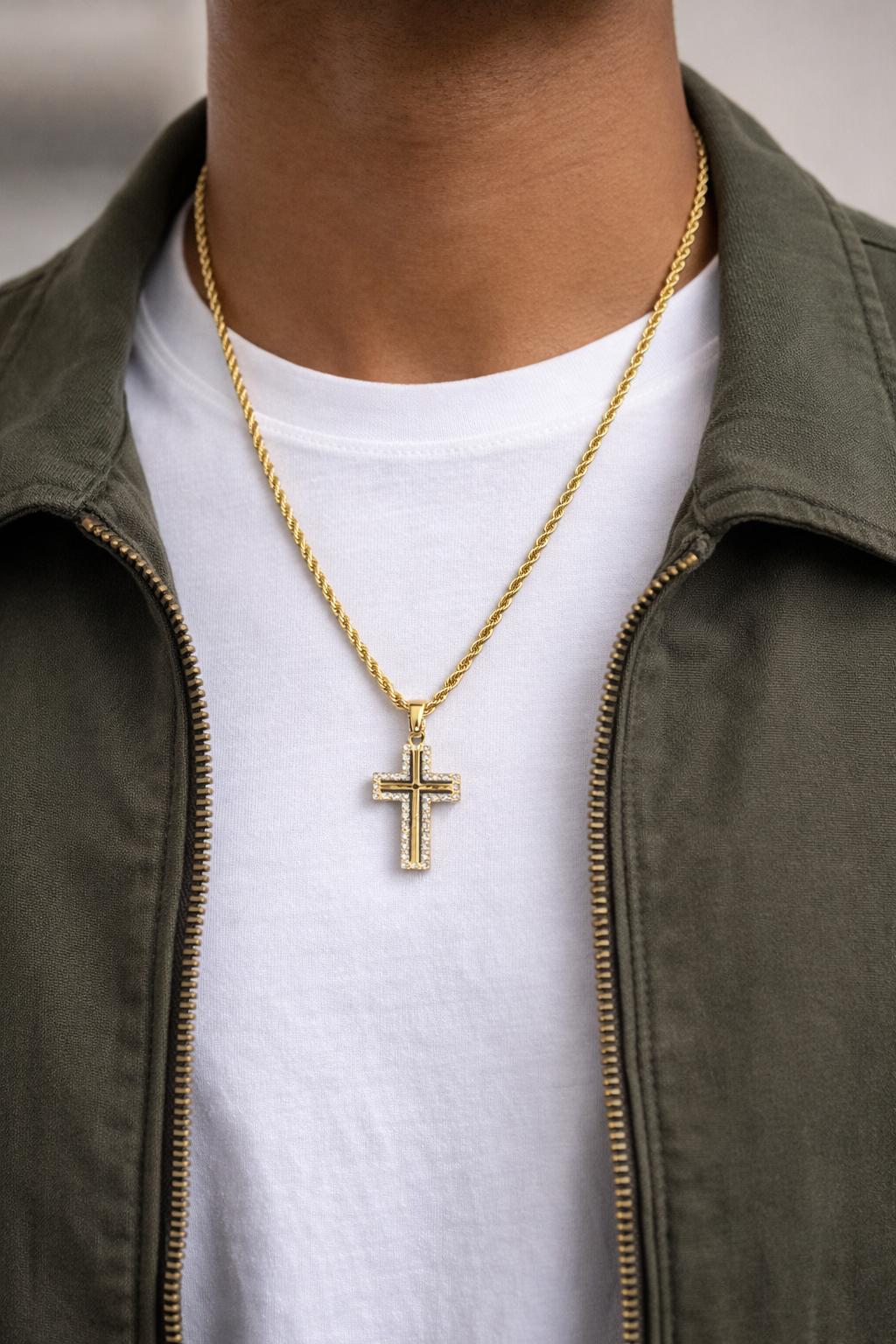 Radiant Cross Necklace
