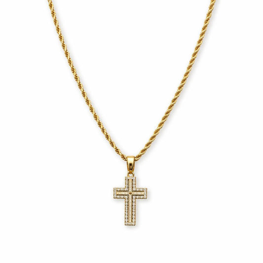Radiant Cross Necklace