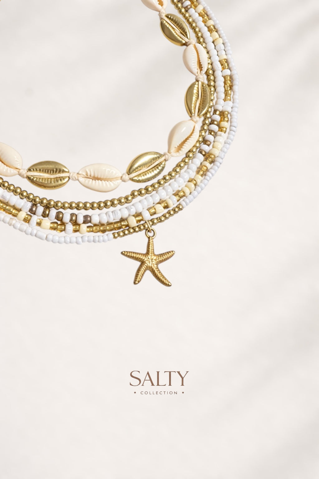 Golden Shore Star Necklace