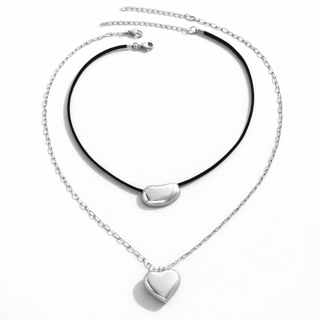 Silver Harmony Layered Necklace