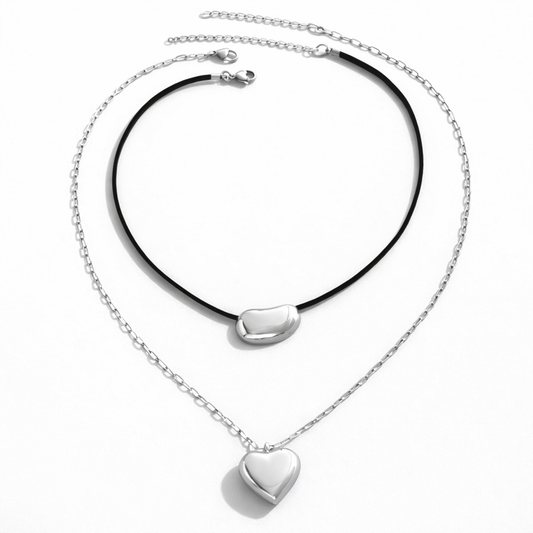 Silver Harmony Layered Necklace