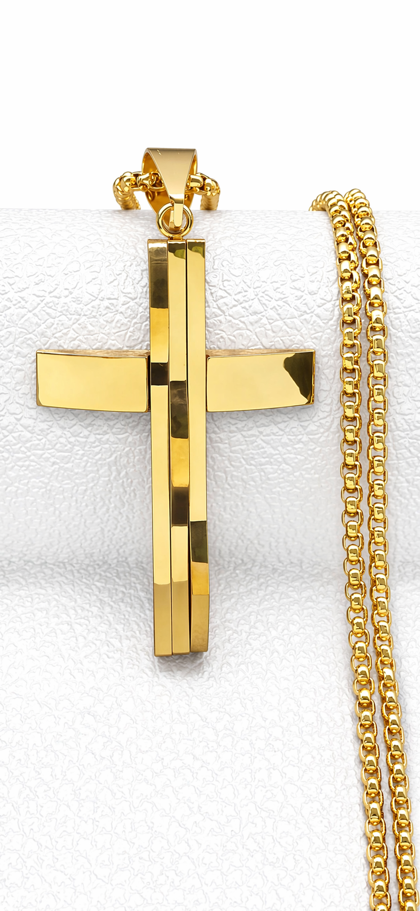 Divine Layered Cross Necklace