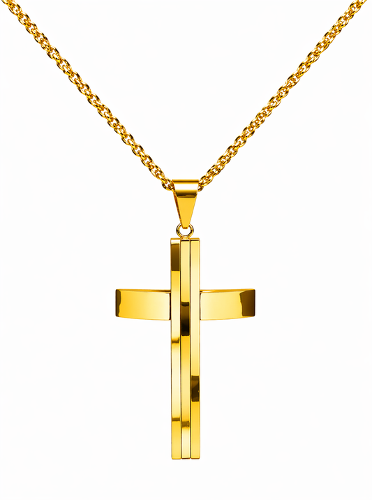 Divine Layered Cross Necklace