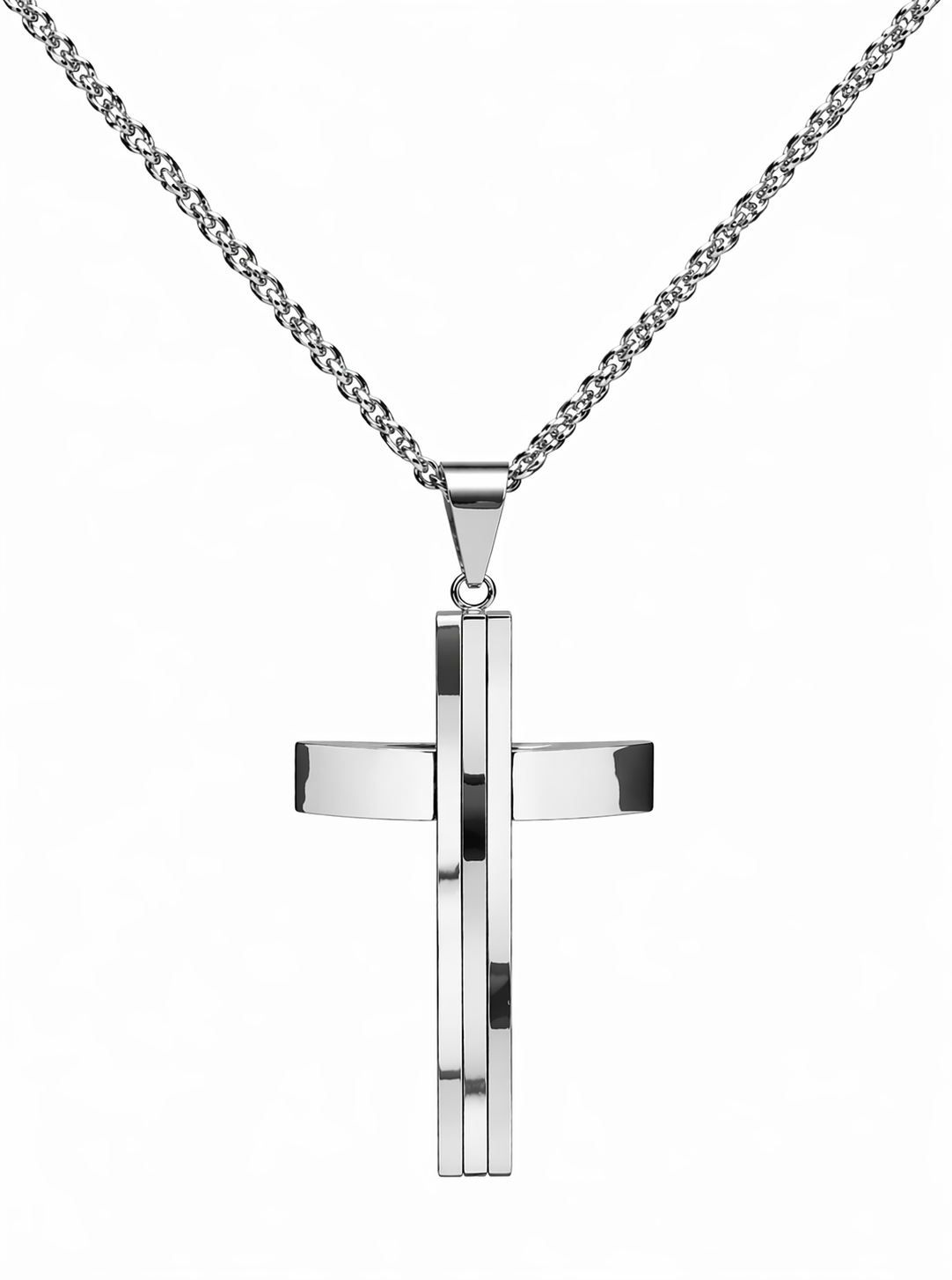 Divine Layered Cross Necklace